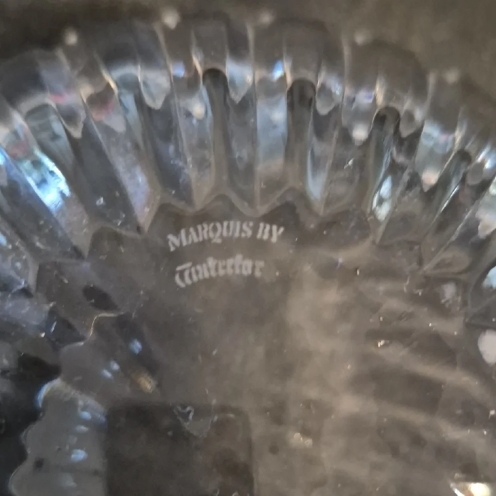 Waterford Marquis Palladia Elegant Clear Crystal Glass Bowl 5.5 Inches